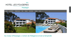 Desktop Screenshot of hotel-lesfougeres.com