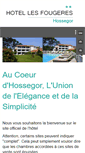 Mobile Screenshot of hotel-lesfougeres.com